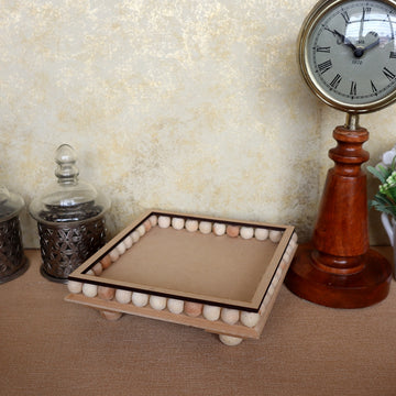 Beaded Platter Square